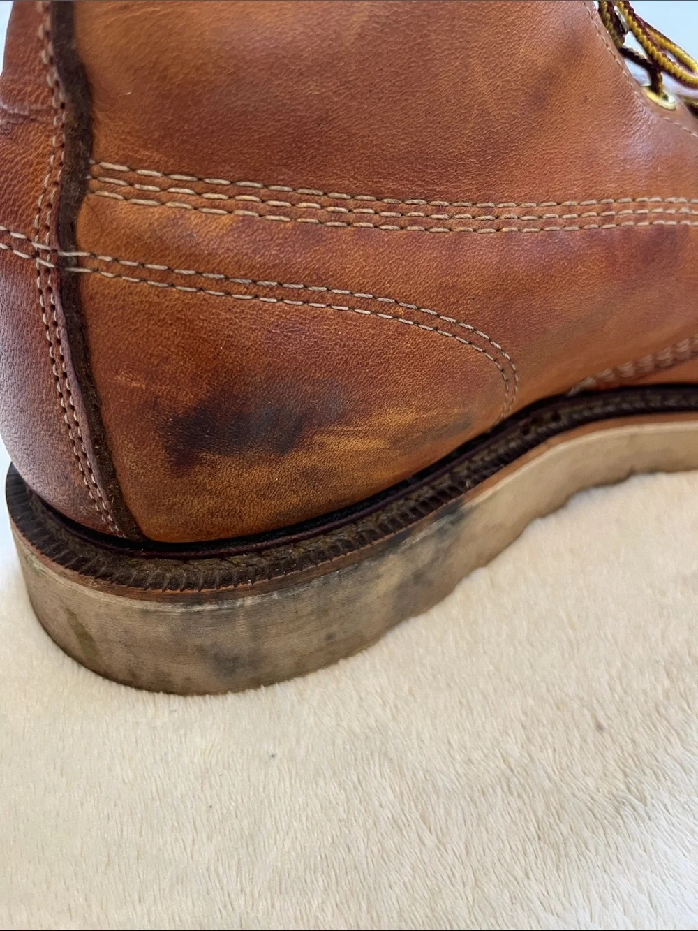 Thorogood | Men's Brown Leather Lace-Up Work Boots 9.5 EE